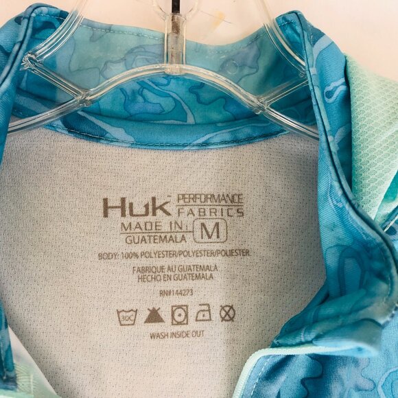 Huk Performance Fishing Women's Size Medium Long Sleeve Hoodie Shirt - Picture 3 of 5